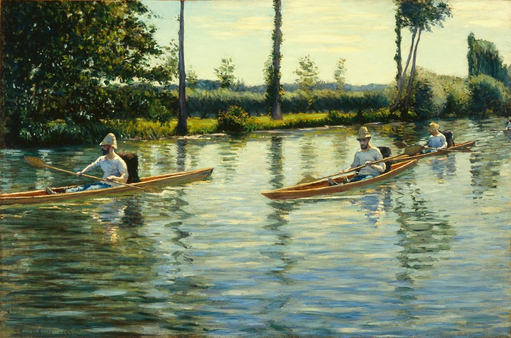 caillebotte boating on the yerres. has wagered Caillebotte#39;s